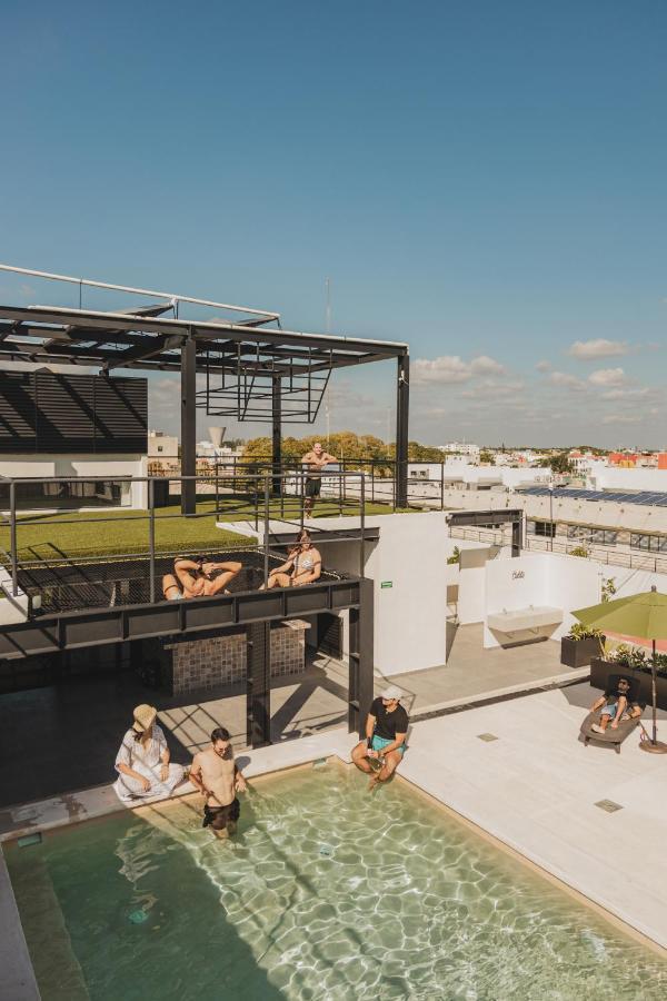Caleta Hostel Rooftop & Pool Cancun Ngoại thất bức ảnh