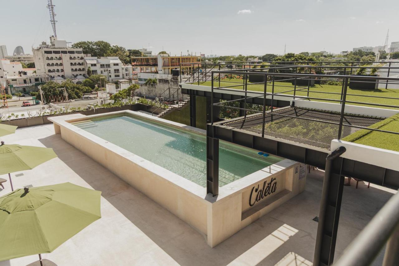 Caleta Hostel Rooftop & Pool Cancun Ngoại thất bức ảnh
